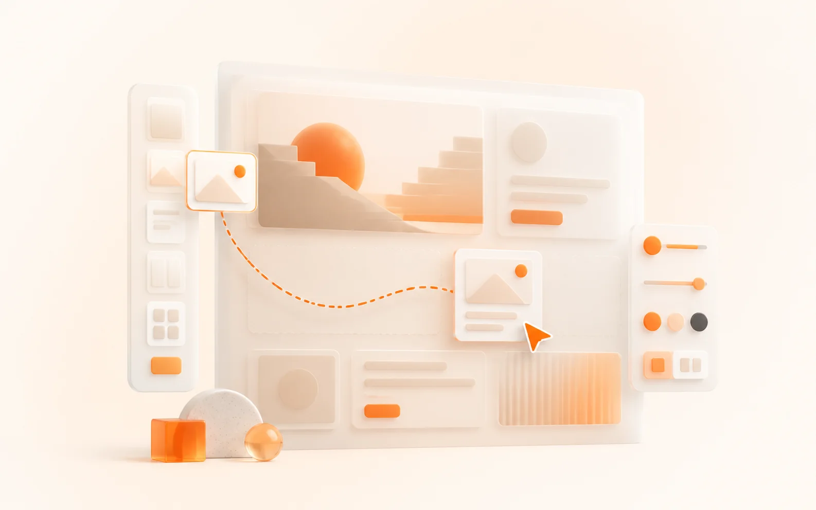 Edit content and layout visually