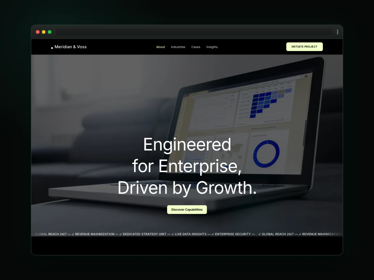 Citron Atlas website template preview