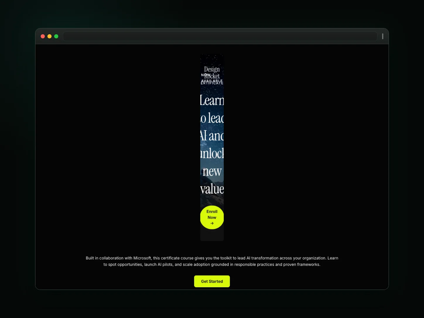 Design Rocket website template preview