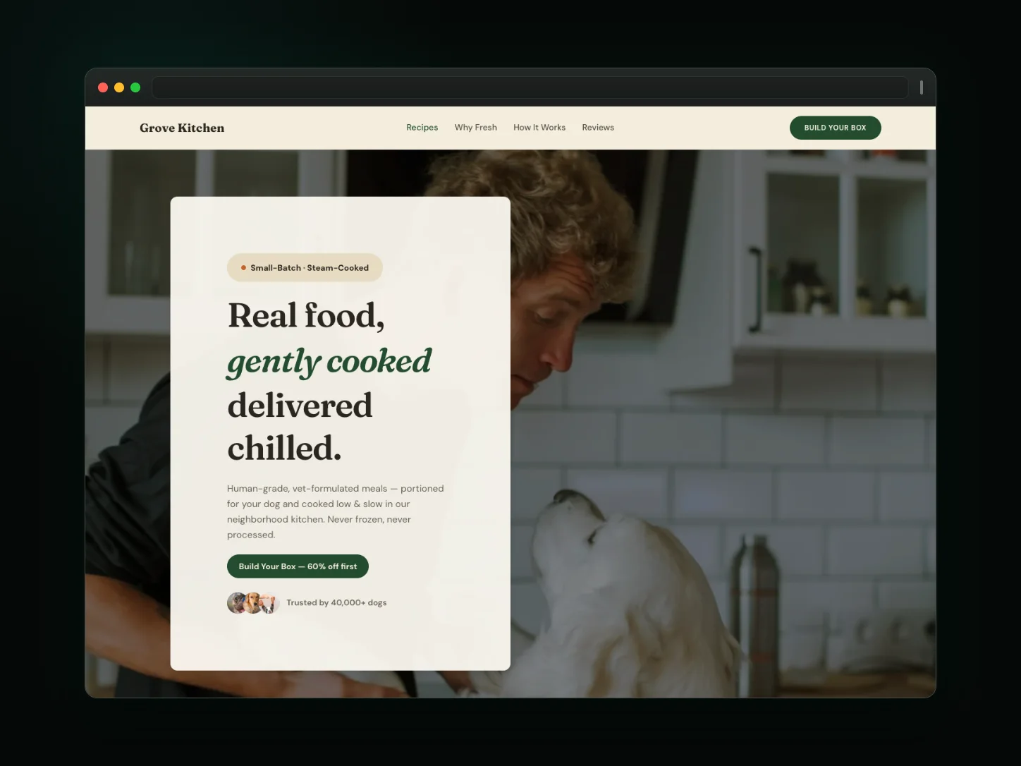 Grove Kitchen — ecommerce website website template