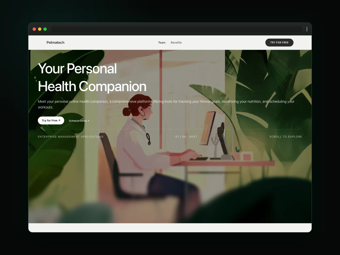 Pelmatech Health — healthcare website website template
