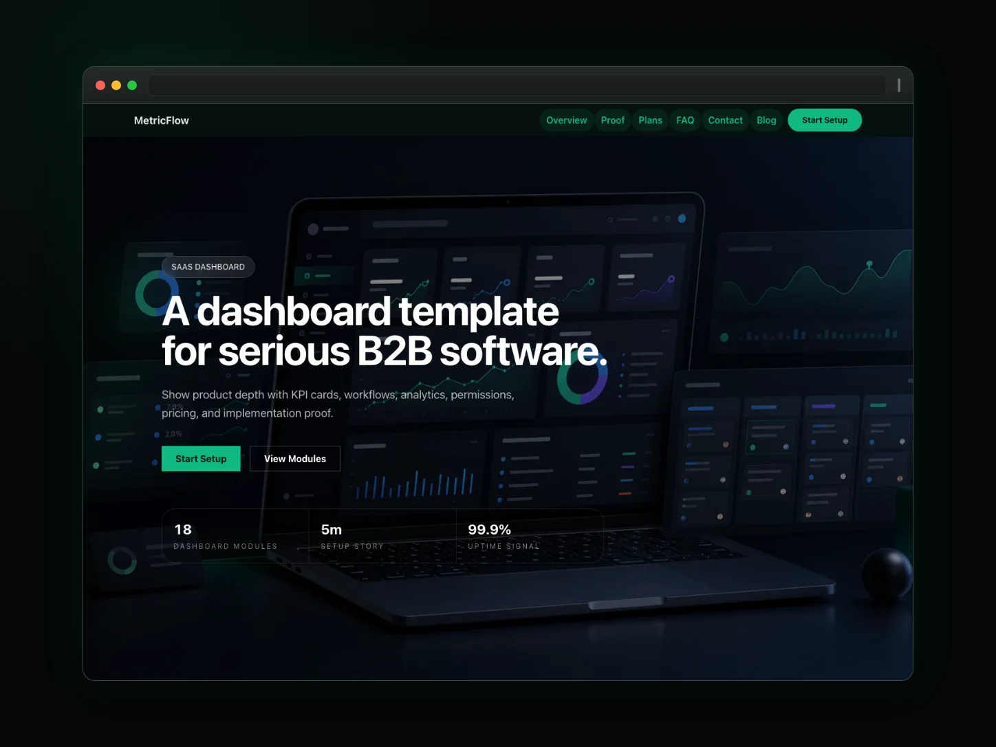 SaaS Dashboard