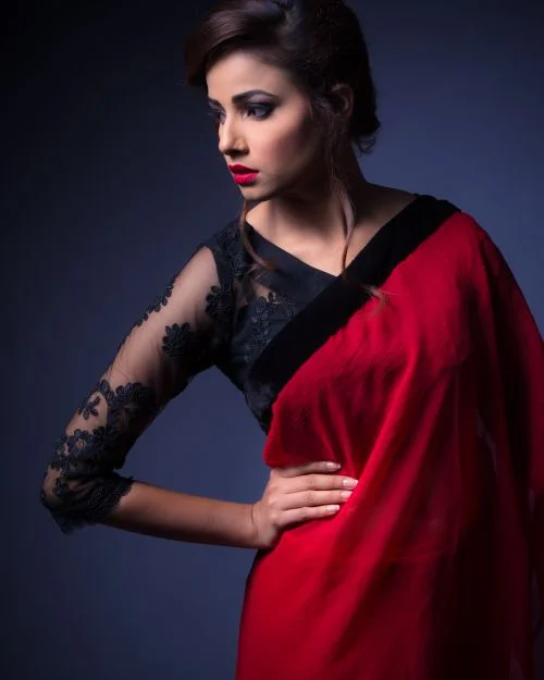 Dawn Mist Banaras Saree