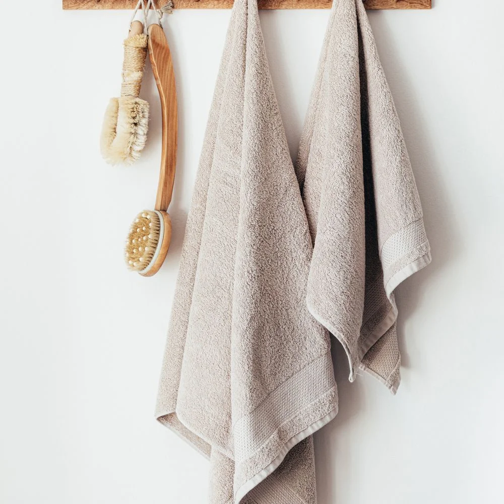Detail of woven natural textile texture