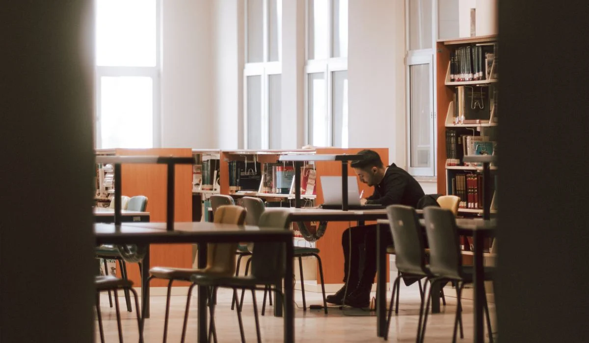Warm study desk