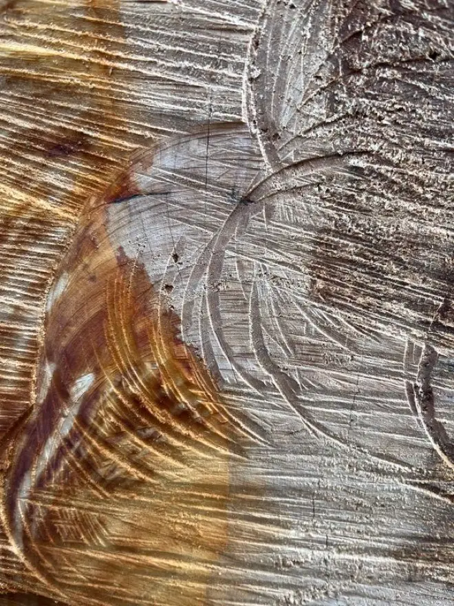 Sheesham craftsmanship detail