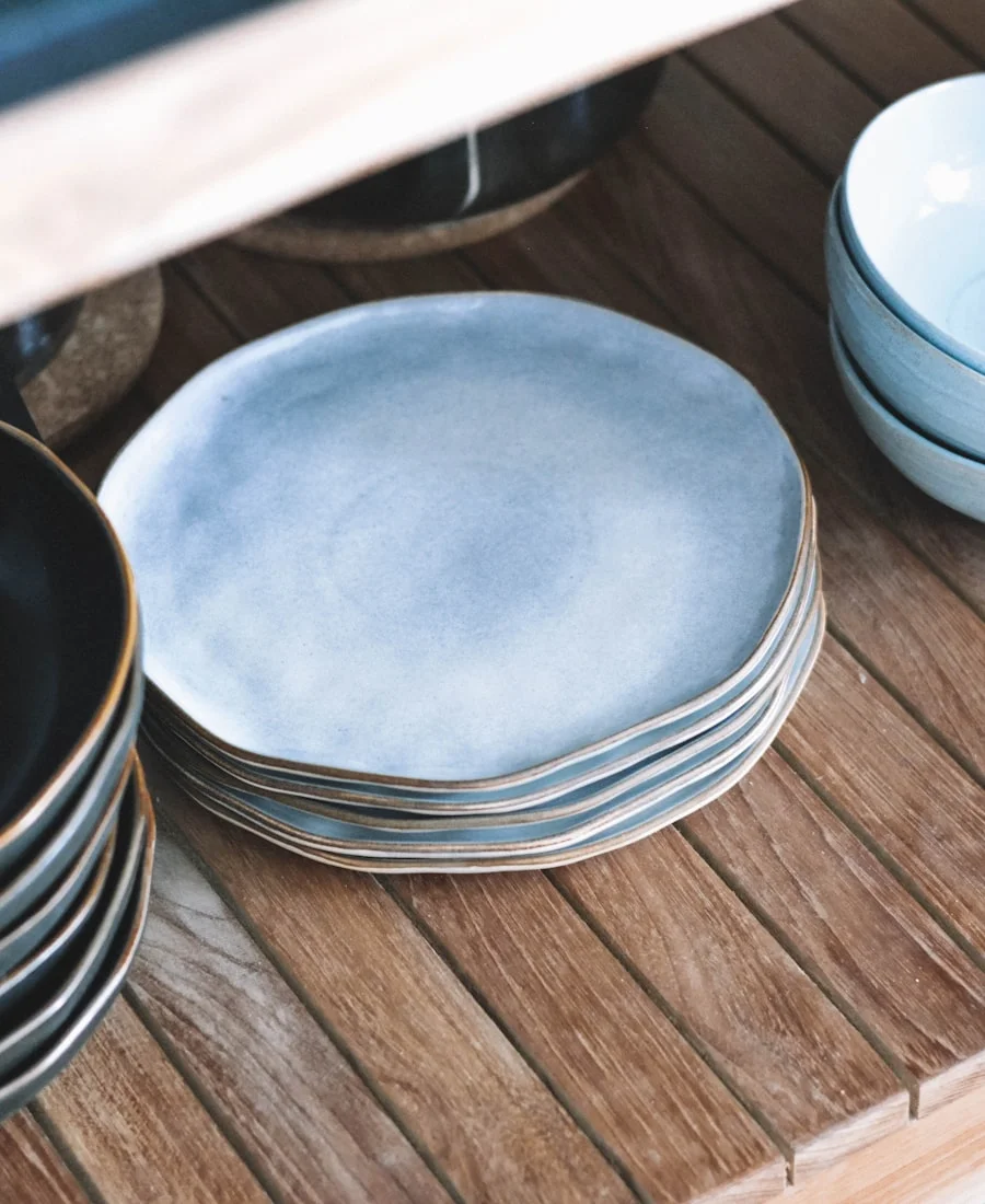 Hand-glazed ceramic cups