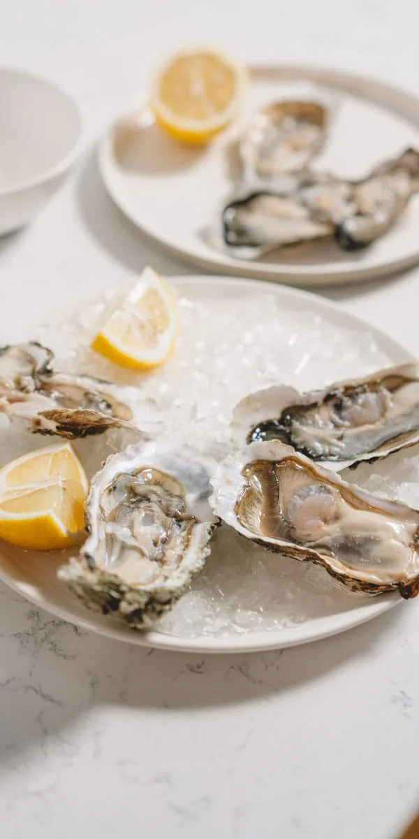 Coastal dining scene